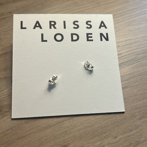 NWT Larissa Loden 80’s Babies gold stud earring - 1986 - Picture 2 of 4